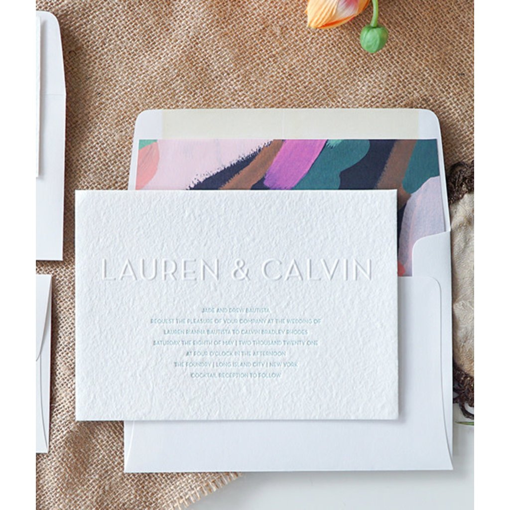 Oblation Custom lauren wedding invitation samples