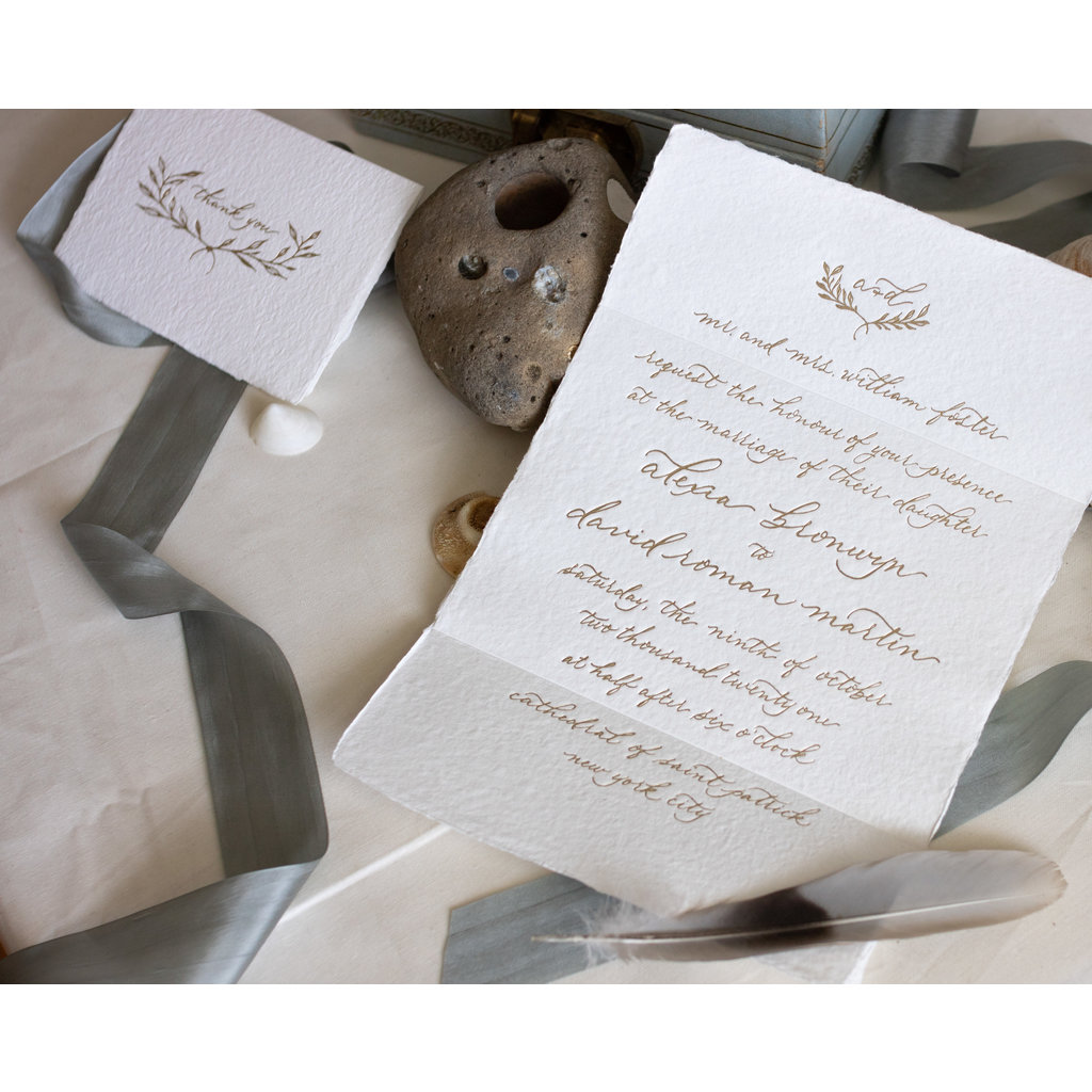 Oblation Custom alexia wedding invitation samples