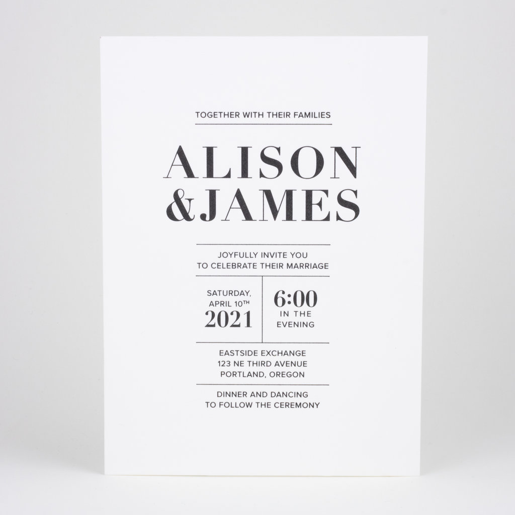 Oblation Custom alison wedding invitation samples alison