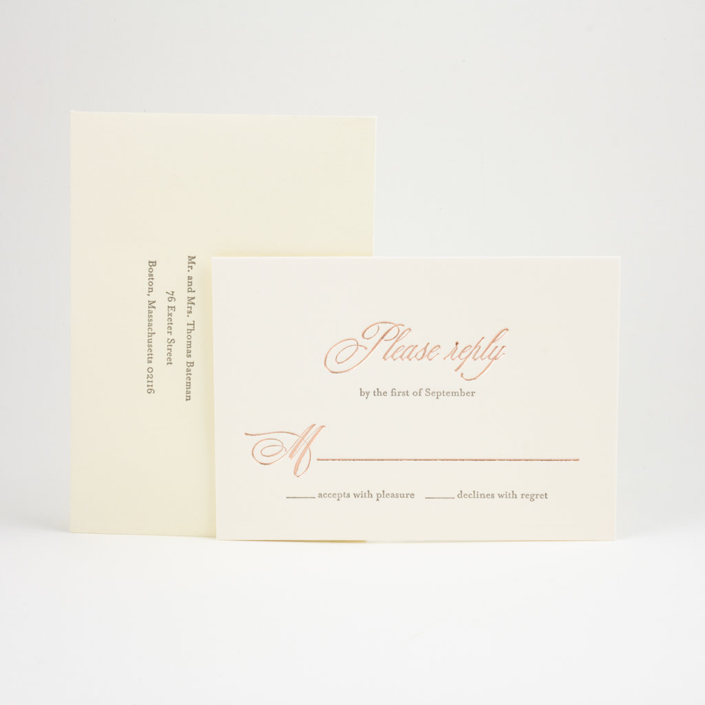 Oblation Custom eleanor wedding invitation samples