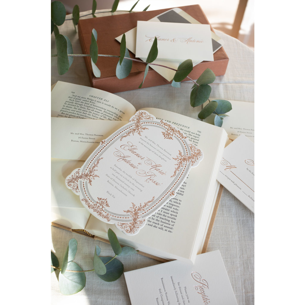 Oblation Custom eleanor wedding invitation samples