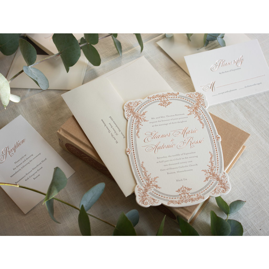 Oblation Custom eleanor wedding invitation samples