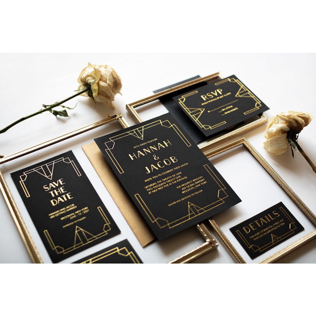 Oblation Custom hannah wedding invitation samples