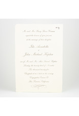 Oblation Custom isla wedding invitation samples