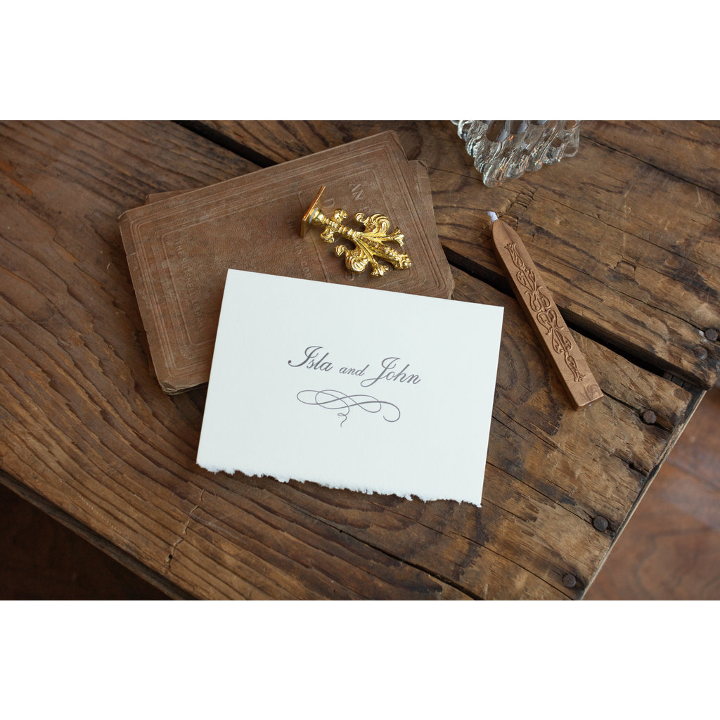 Oblation Custom isla wedding invitation samples