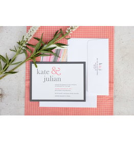 Oblation Custom kate wedding invitation samples