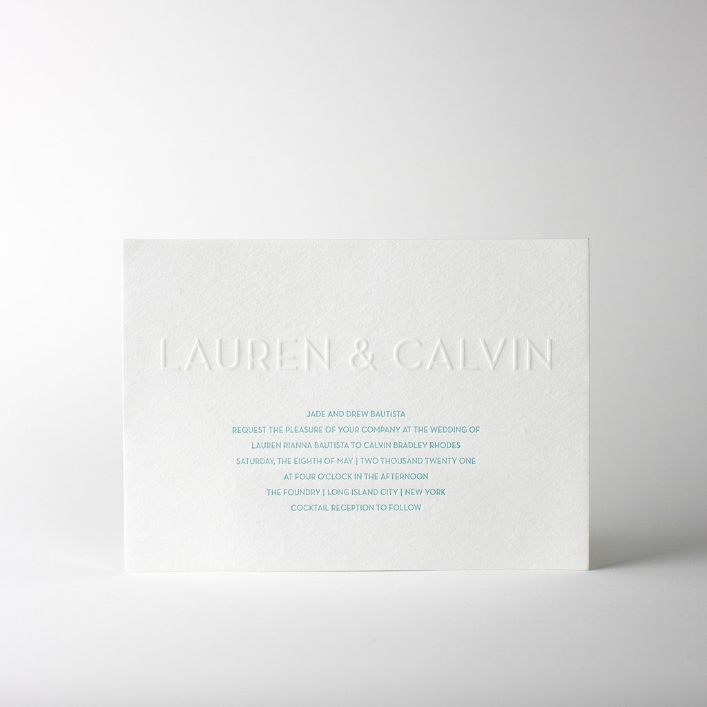 Oblation Custom lauren wedding invitation samples