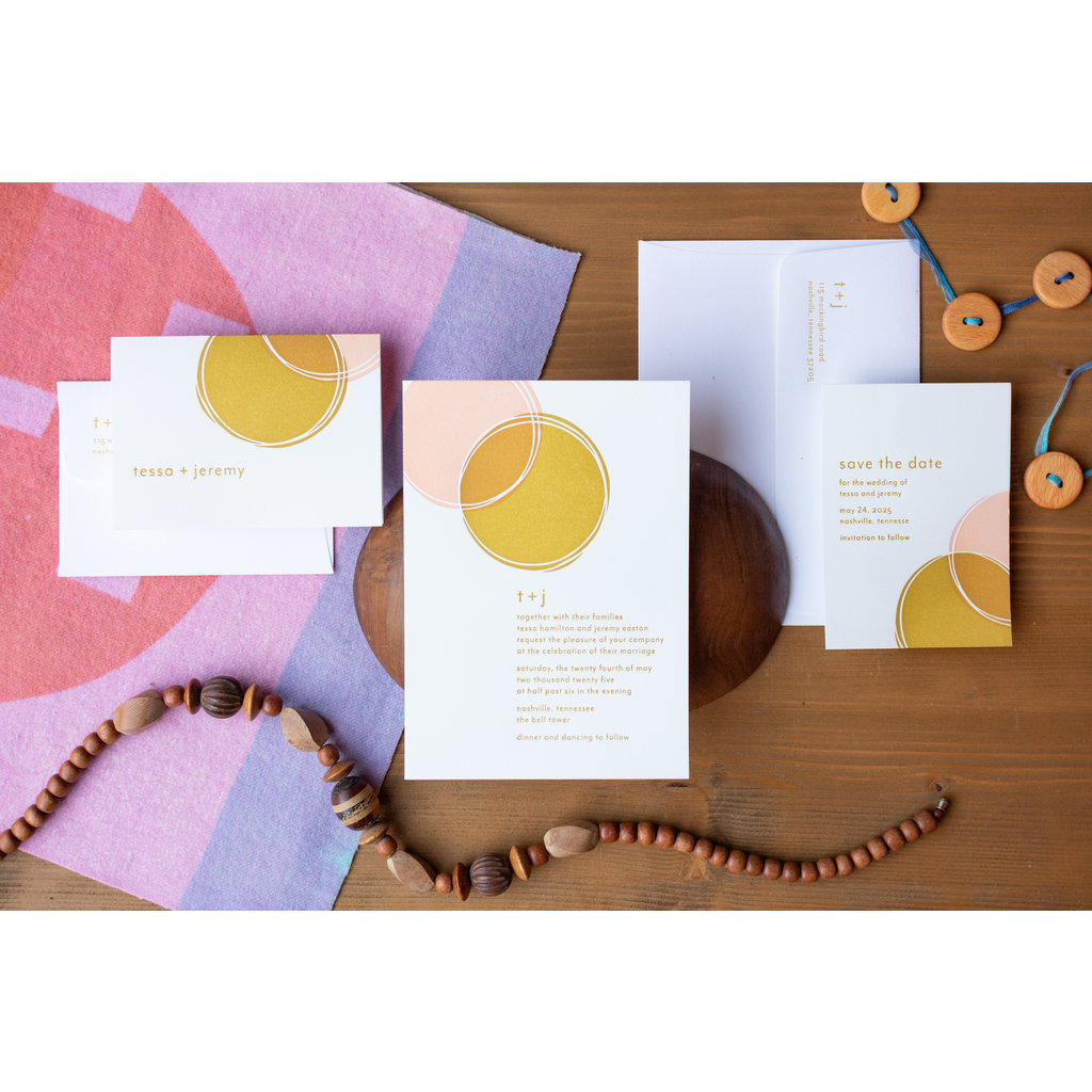 Oblation Custom tessa wedding invitation samples