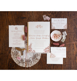 Oblation Custom ramona wedding invitation samples