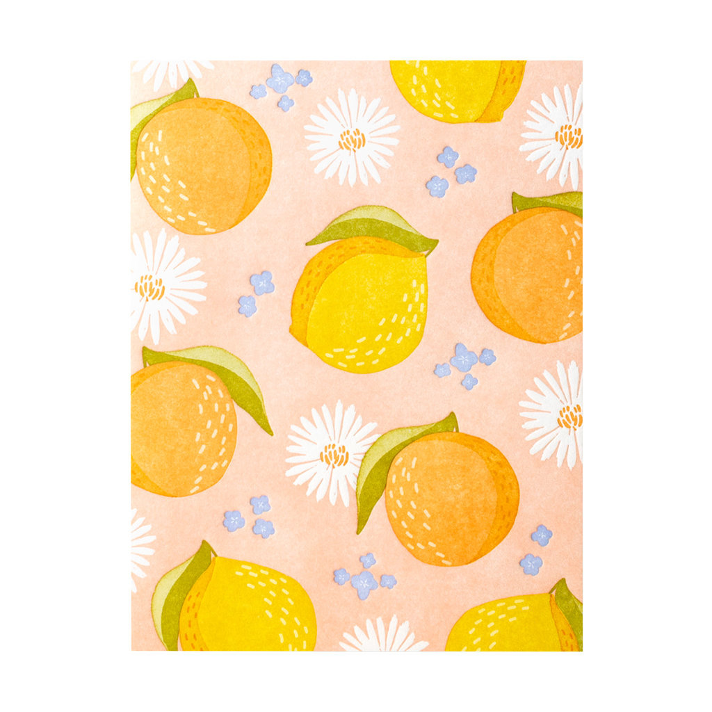 Elum Citrus Farm Letterpress Card