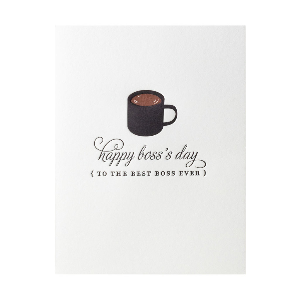 Elum Coffee Boss Letterpress Card