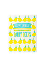 Elum Party Peeps Letterpress Card