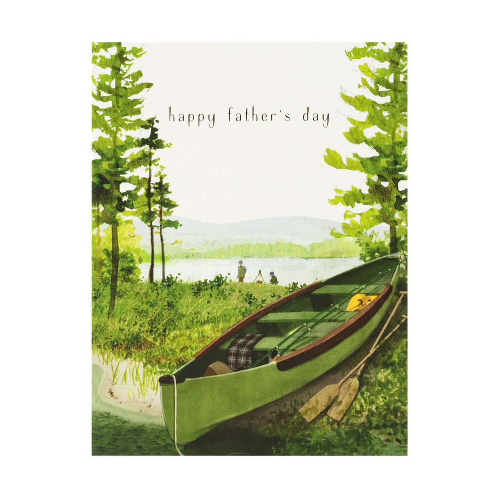 Felix Doolittle Canoe Father's Day Card