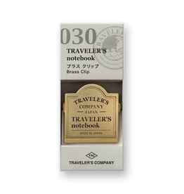Traveler's Company Brass Clip TRC Logo 030