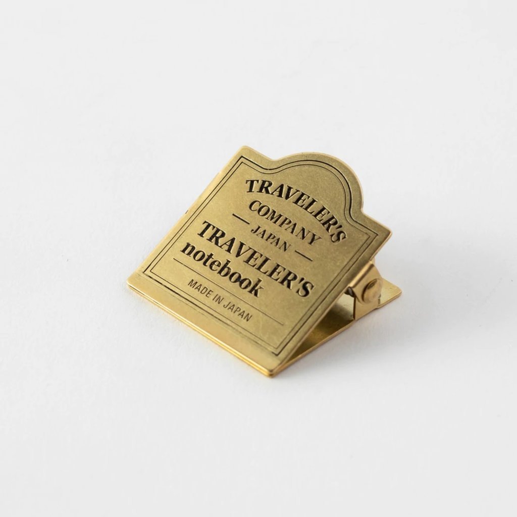 Traveler's Company Brass Clip TRC Logo 030