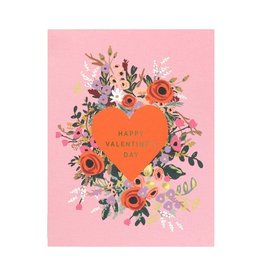 Rifle Paper Blooming Heart Valentine Card
