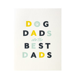 Dahlia Press Dog Dad Letterpress Card