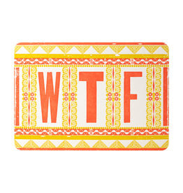 Hammerpress WTF Letterpress Postcard