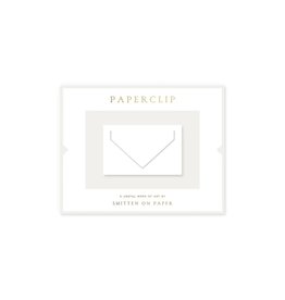 Smitten On Paper Large White Envelope Paperclip