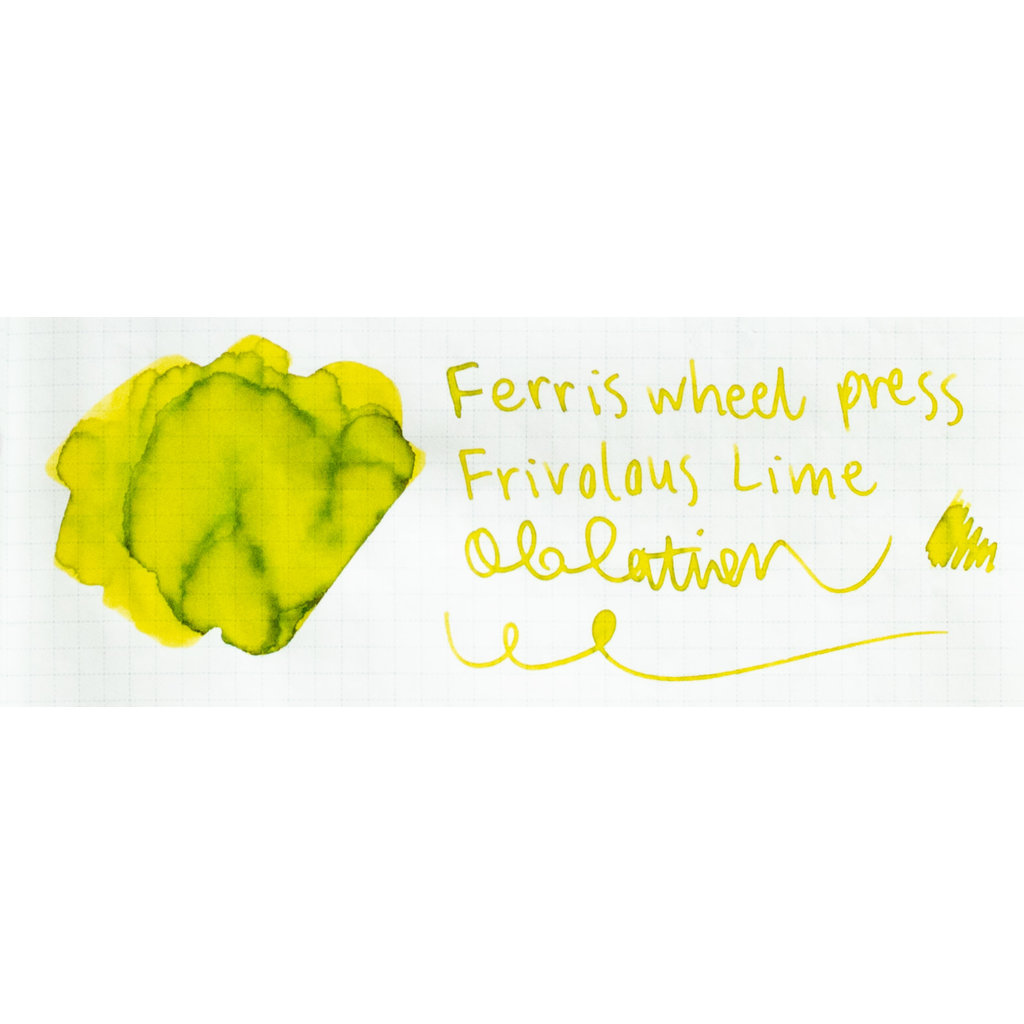 Ferris Wheel Press Frivolous Lime Bottled Ink 38ml