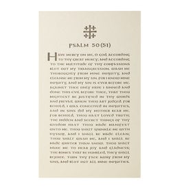 poustinia press Psalm 50/51