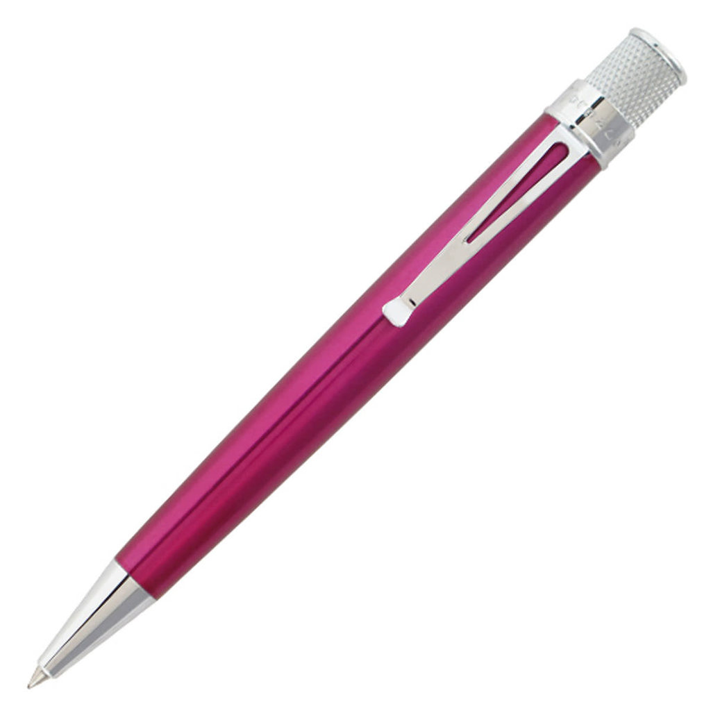 Retro 51 Retro 51 Tornado Classic Lacquer Pink Rollerball Pen