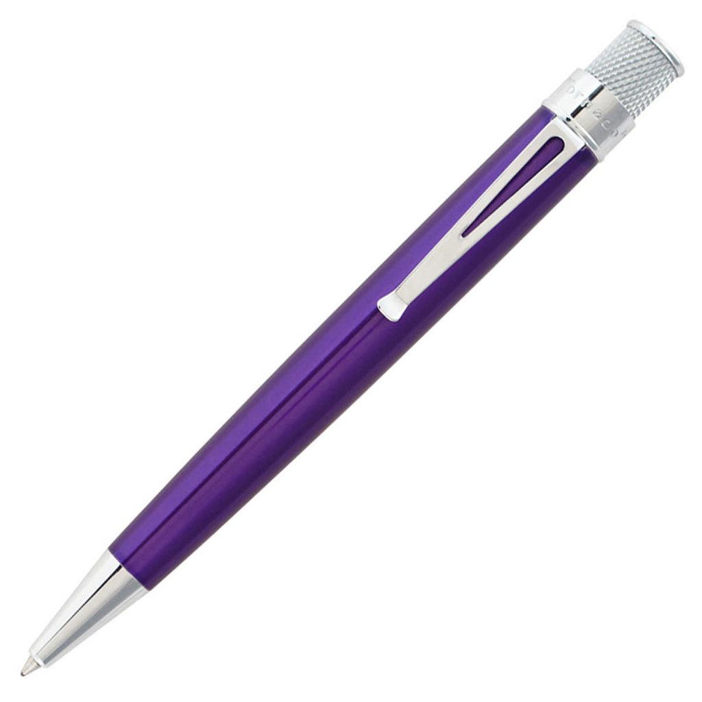 Retro 51 Retro 51 Tornado Classic Lacquer Purple Rollerball Pen