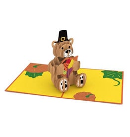 Lovepop Pilgrim Bear Pop Up Card