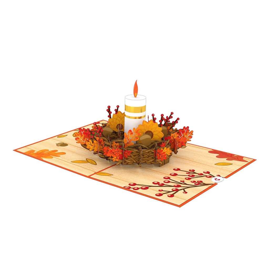 Lovepop Fall Candle Pop Up Card