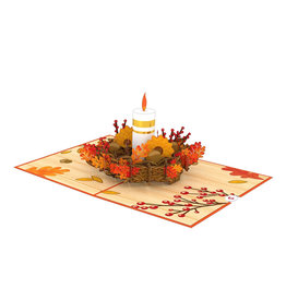 Lovepop Fall Candle Pop Up Card