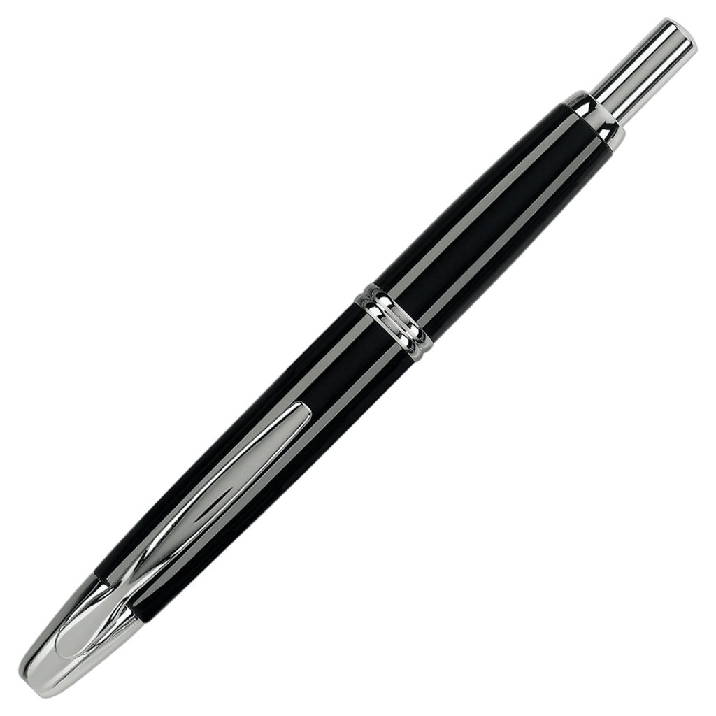 Pilot Pilot Vanishing Point Black & Rhodium Fountain Pen