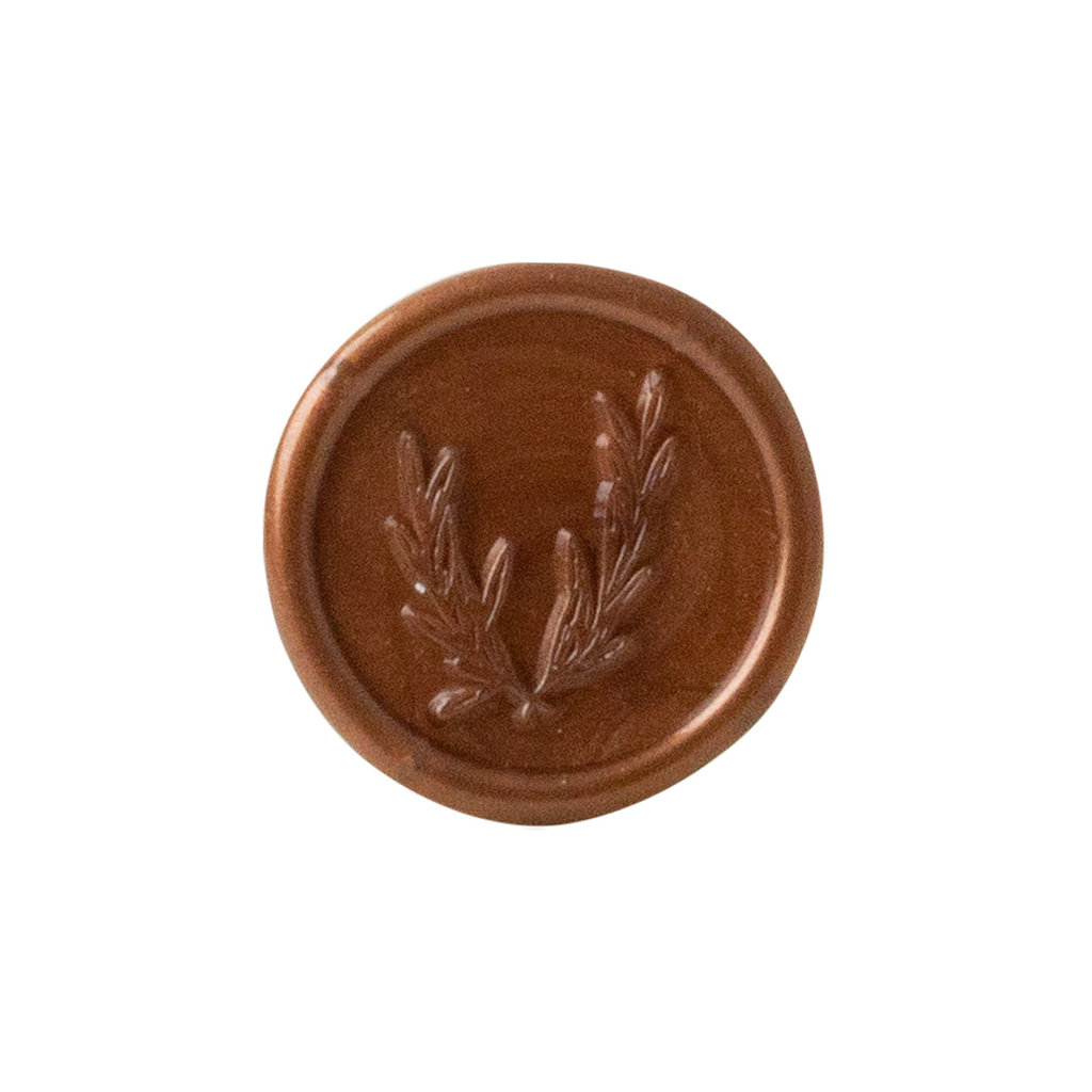 Written Word Olive Crest wax seal