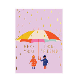 Carolyn Suzuki Goods Raindrops Support Greeting Card