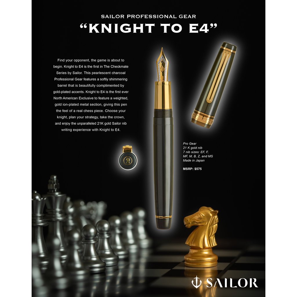 Sailor Sailor Pro Gear Knight to E4 Fountain Pen