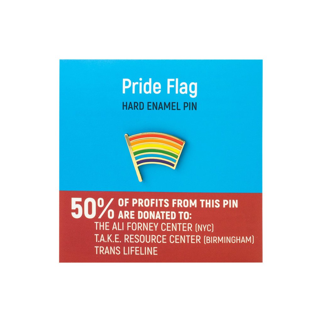 Dissent Pins Pride Flag Pin