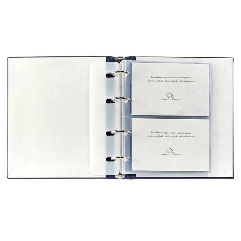 3-Ring Large Binder Page Refill for 4 x 6 Photos - oblation papers & press