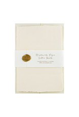 Oblation Papers & Press Cream Handmade Paper Tri-fold Letter Sheets