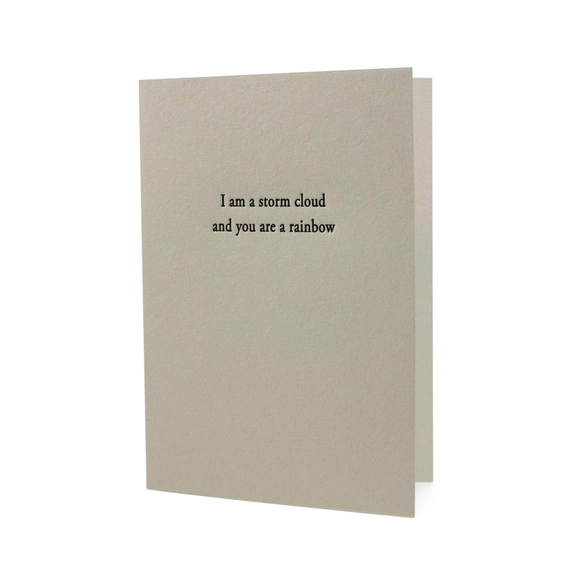 You Are a Rainbow Letterpress Card - oblation papers & press