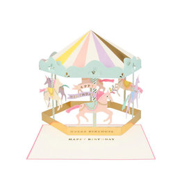Meri Meri Birthday Carousel Stand-Up Card