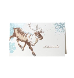 Oblation Papers & Press Christmas Wishes Menagerie Greeting Letterpress Card