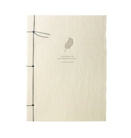 Cream Handmade Paper Sheet - oblation papers & press