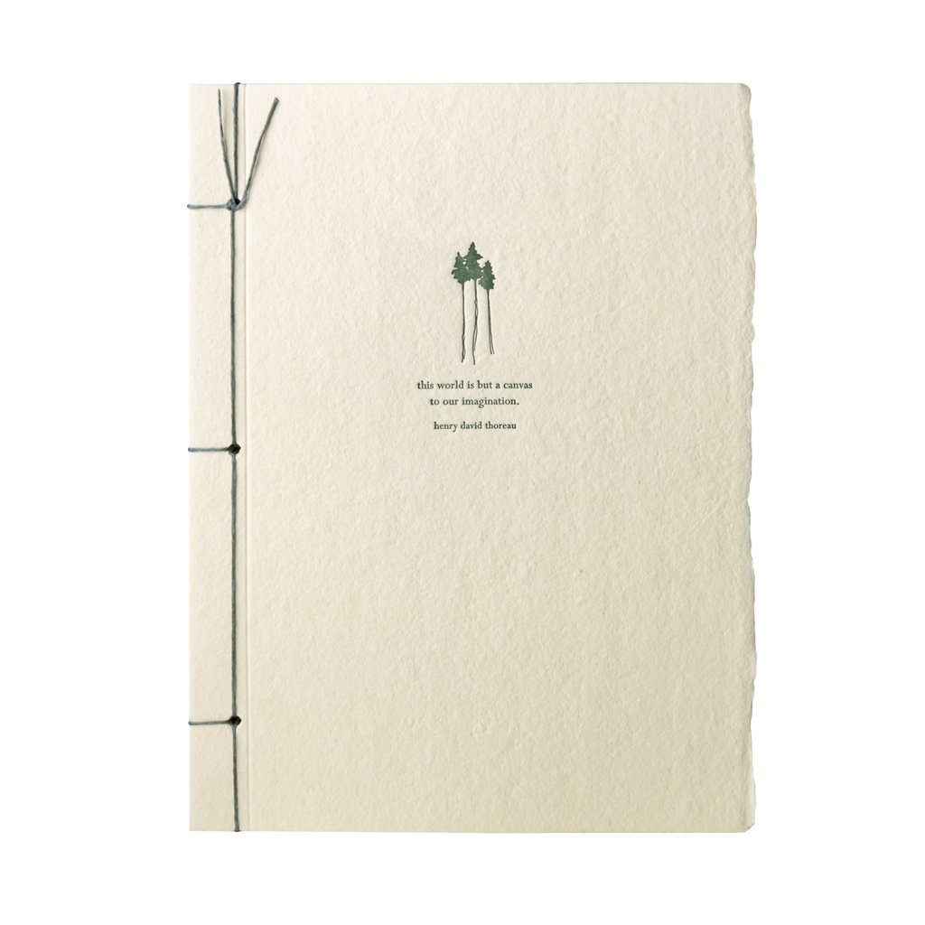 Oblation Papers & Press Henry David Thoreau Handmade Paper Inspiration Journal