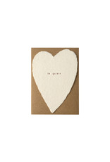 Oblation Papers & Press Te Quiero Greeted Heart Letterpress Card