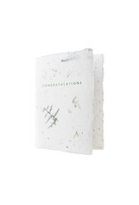 Oblation Papers & Press Congratulations Greeted Fern Letterpress Card