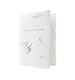 Oblation Papers & Press Congratulations Greeted Fern Letterpress Card