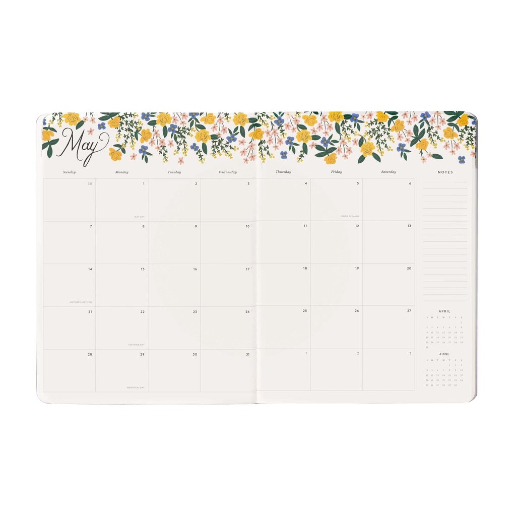 Rifle Paper 2023 Monthly Planner Mayfair