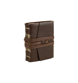 Fiorentina Medieval Amalfi Dark Brown Leather Small Journal