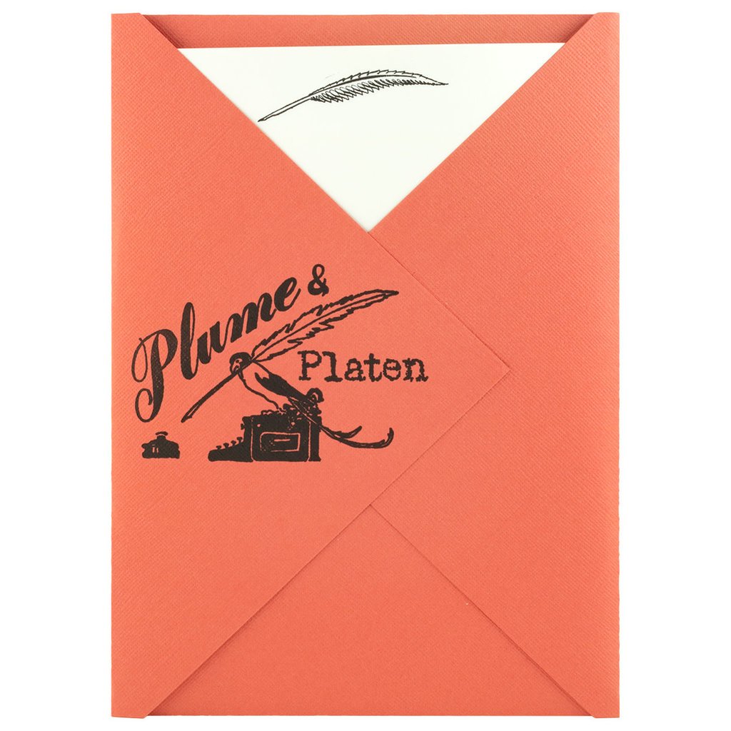 Saturn Press Plume Letterpress Stationery Set