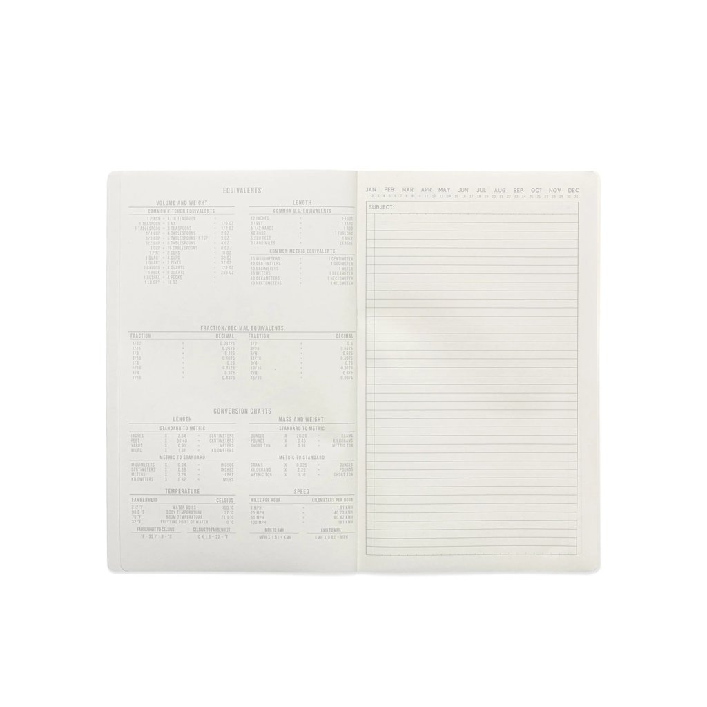 Designworks Standard Issue Hardcover Bound Blue Notebook