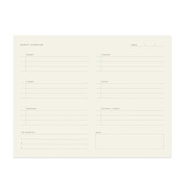 Ramona & Ruth Weekly Overview Notepad